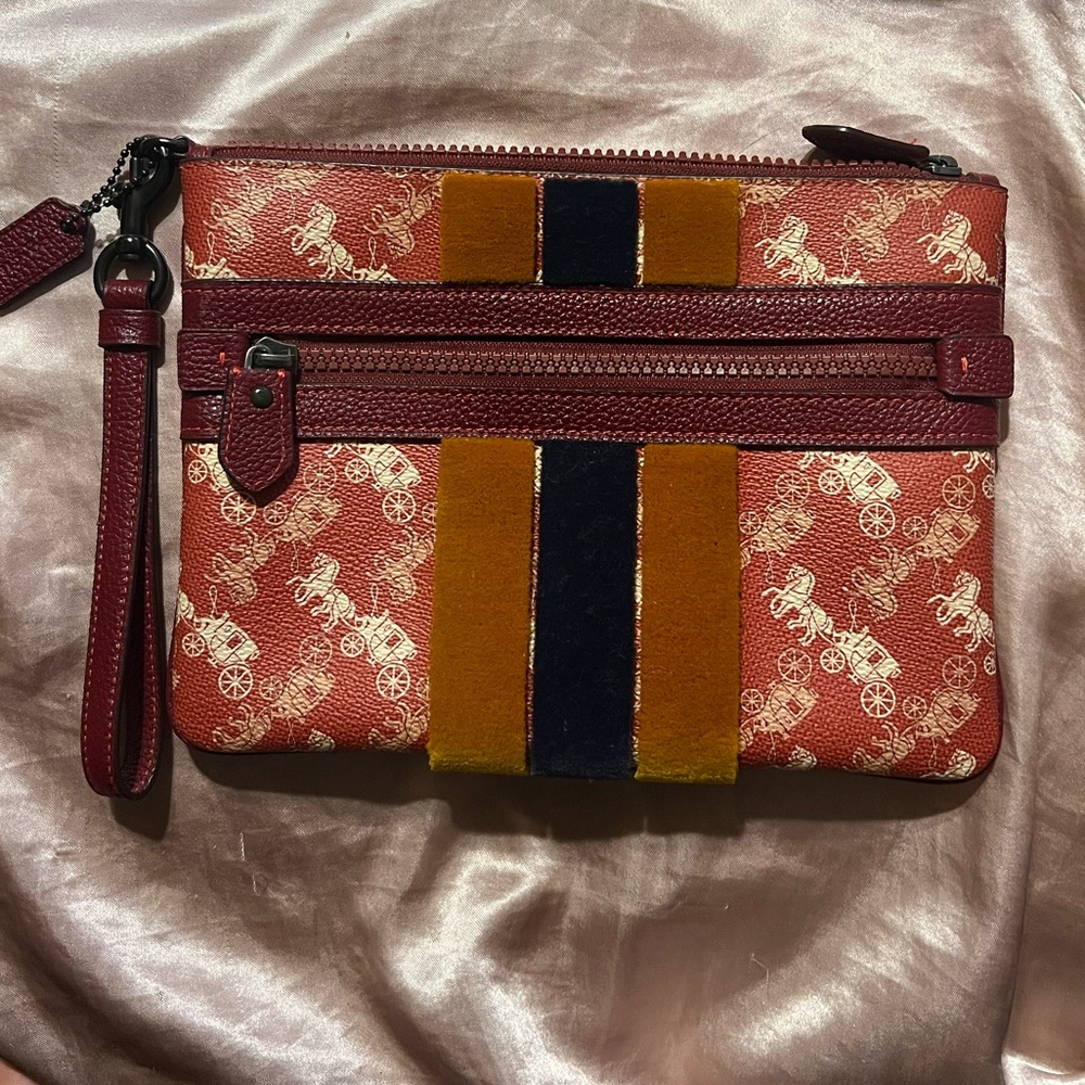 Unique brand new coach bag/wallet !!! Looks way pretty in person